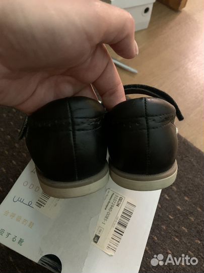 Туфли черные, кожа