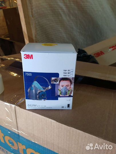 Полумаски 3м 7502 Оригинал Комплект