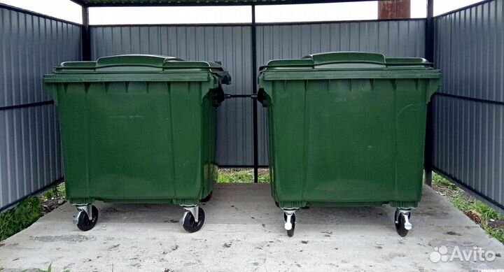 Пластиковый контейнер 1100л. Арт. 10110