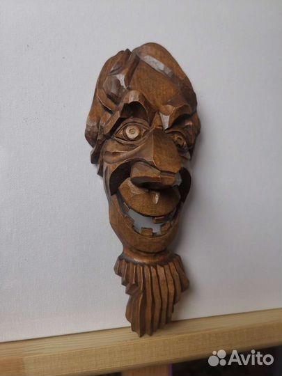 Деревянные маски СССР на стену