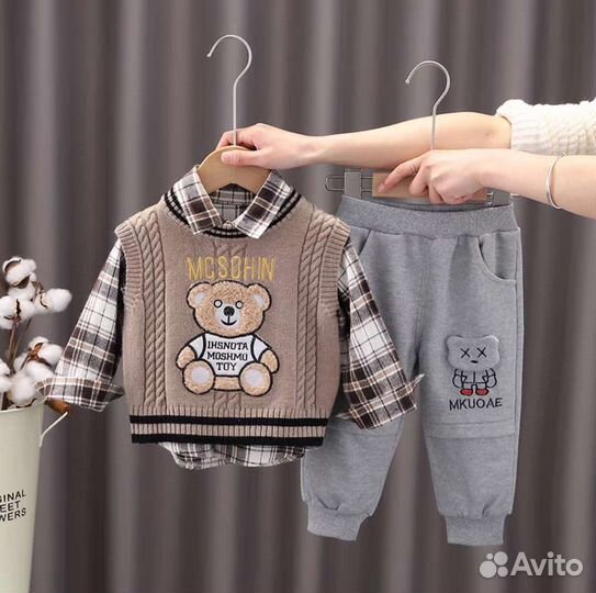 Новый костюм 3-ка (штаны, рубашка, жилетка)