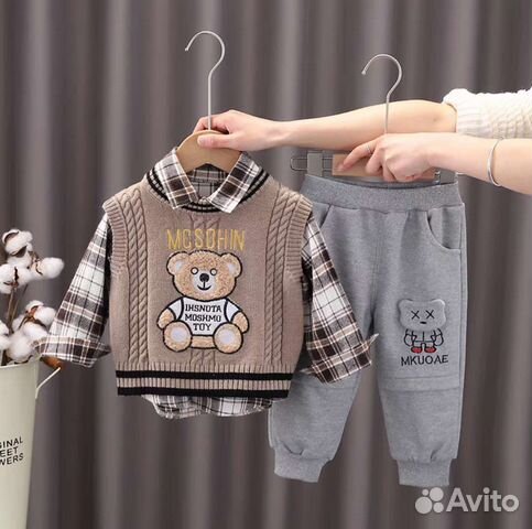 Новый костюм 3-ка (штаны, рубашка, жилетка)