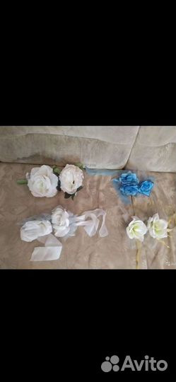 Украшение машины на свадьбу