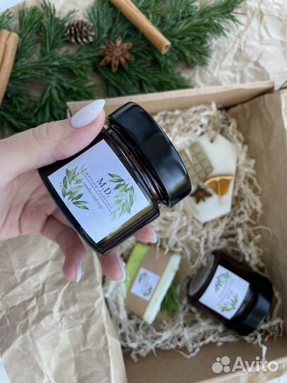 Подарочный набор мыла и свечей