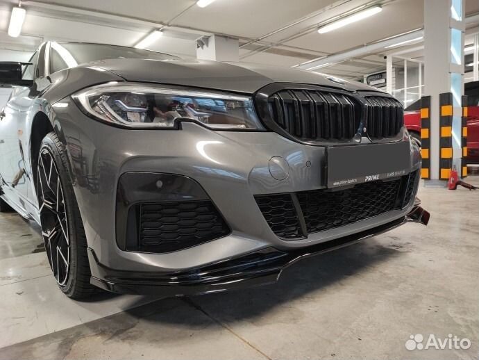 Губа переднего бампера BMW G20 M-Performance 340