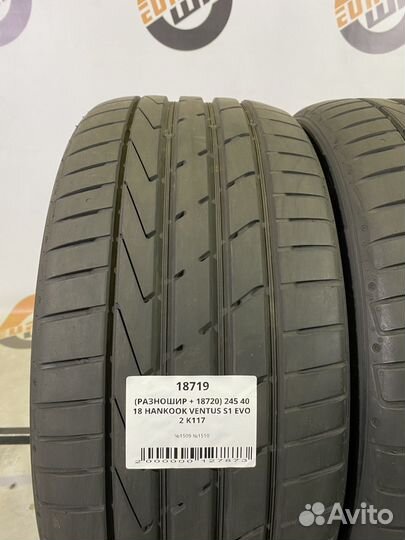 Hankook Ventus S1 Evo 2 K117 225/45 R18 и 245/40 R18