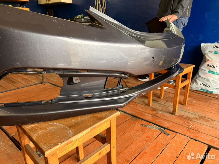 Бампер honda civic 4D рестайлинг 2013-2017