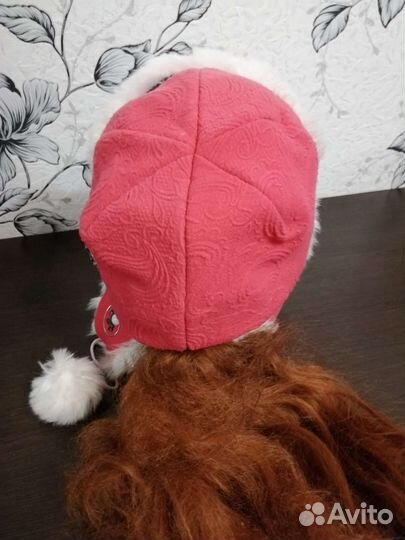 Шапка на девочку теплая