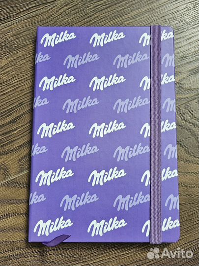 Набор от milka, сумка/блокнот