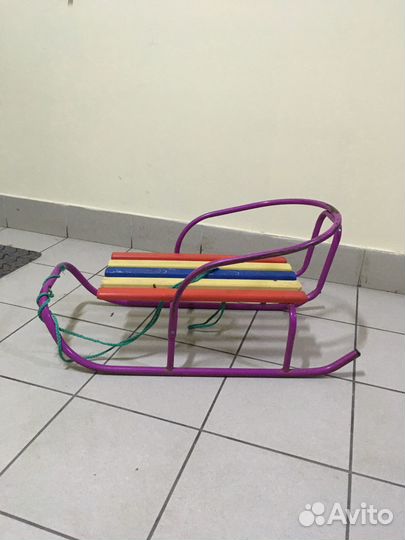 Детские санки без колес