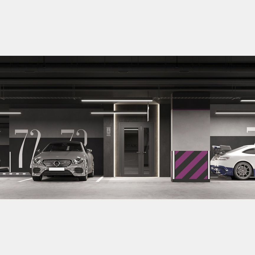 1-к. апартаменты, 54,6 м², 9/10 эт.