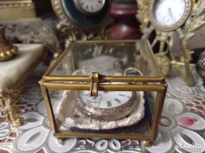 Старинные карманные часы. Серебро