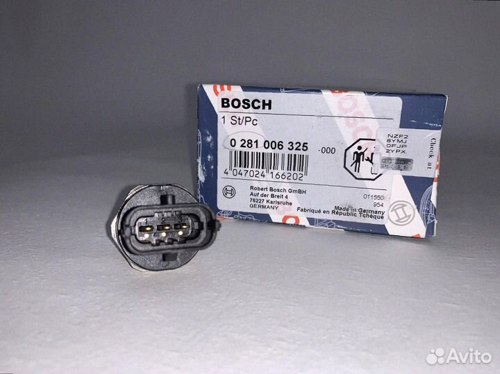 Датчик давления топлива в рампе(ISBe,ISF,ISLe) 028