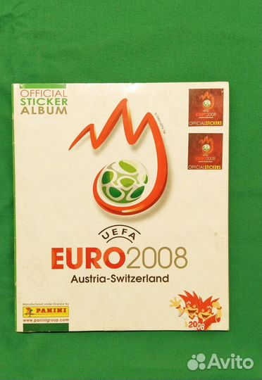 Альбом с наклейками Panini uefa Euro 2008