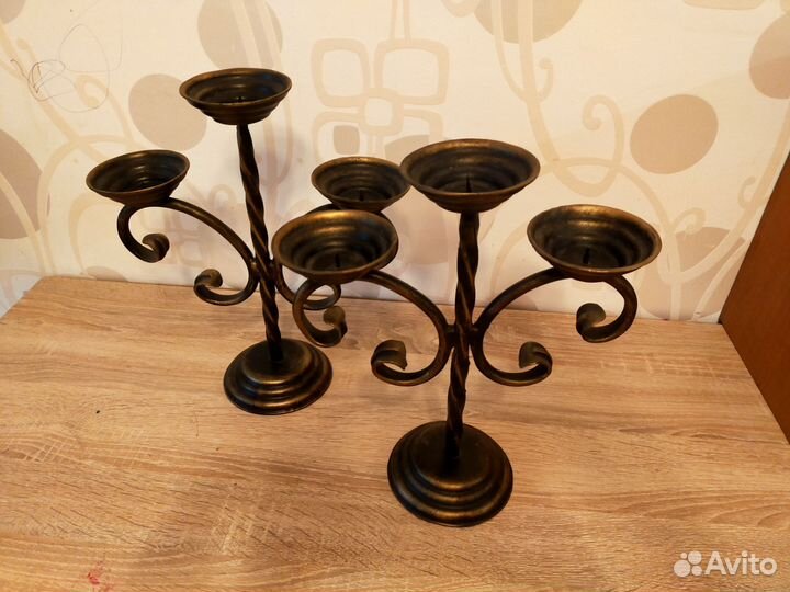 Подсвечники, канделябры