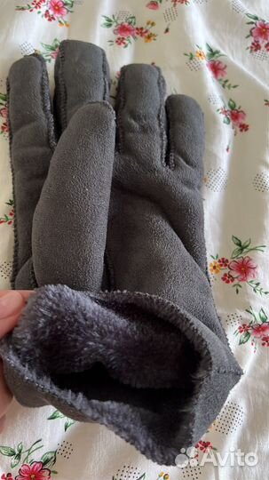 Перчатки мужские на меху
