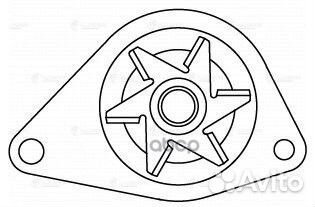 Насос водяной для а/м Peugeot 206 (98) /307 (01