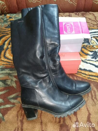 Сапоги женские натуральная кожа