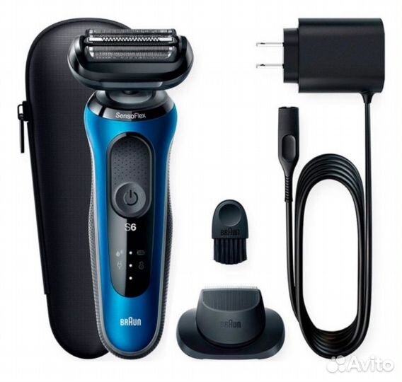 Бритва Braun S6 61-B1200s SensoFlex, Wet&Dry