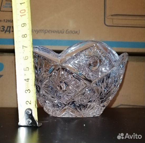 Салатник хрусталь СССР