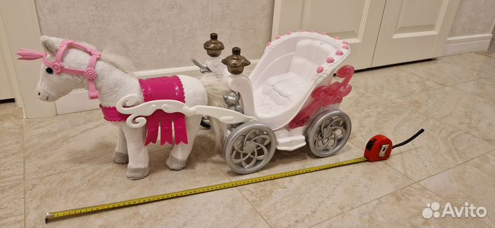 Игрушка Лошадь с каретой