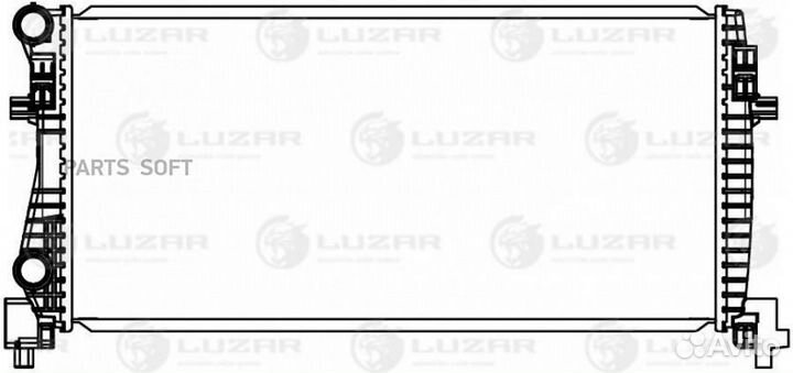 Luzar LRC1809 Радиатор охлаждения двигателя VAG oc