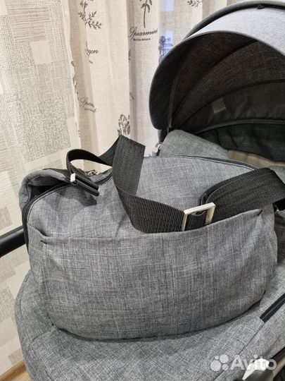 Коляска stokke trailz terrain black melange 3В1