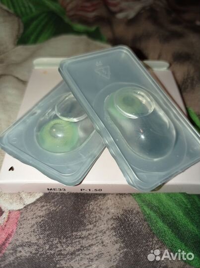 Линзы цветные с диоптриями -1,5 и -1,75