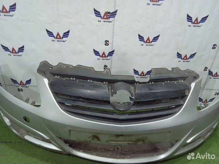 Бампер передний Opel Corsa D D S07 дорестайлинг