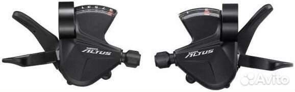 Шифтер shimano M2010 лев + прав 2x9 ск тр+оплетк A