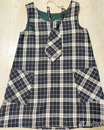 Школьный сарафан на 8-10 лет