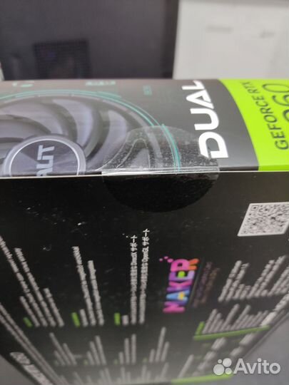 Видеокарта Palit RTX 4060 Dual 8 Гб gddr6 новая
