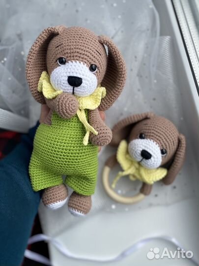 Вязаные наборы подарок на выписку из роддома