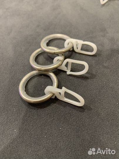 Кольца для штор бесшумные