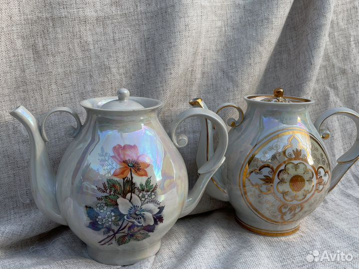 Чайник заварочный фарфоровый СССР Феникс