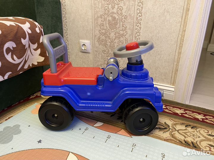 Машинка-каталка+велосипед трехколесный