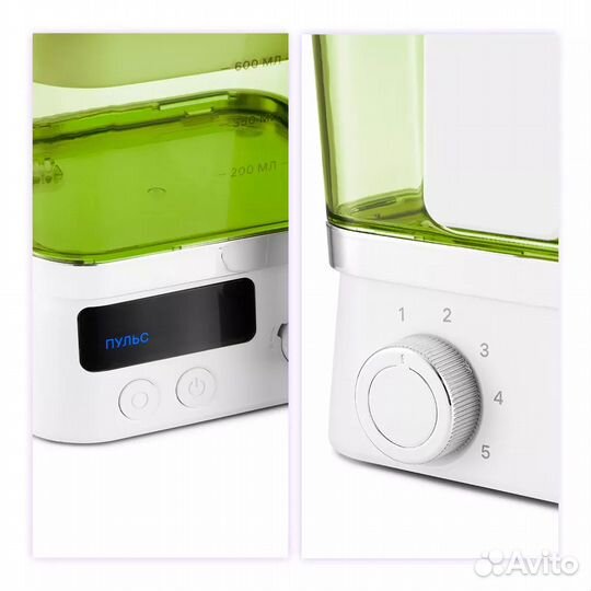 Ирригатор Kitfort кт-2917-3, белый, салатовый