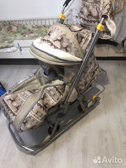 Коляска санки