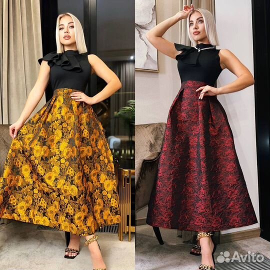 Жаккардовое платье