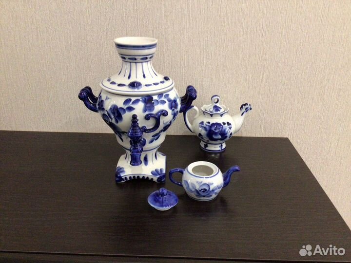 Самовар гжель