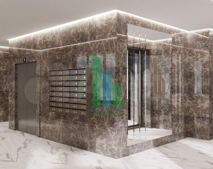 1-к. квартира, 46,9 м², 5/8 эт.