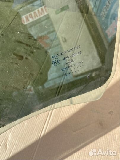 Стекло двери задней левой Renault Sandero 1