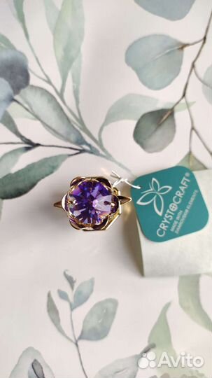 Фигурка с кристаллами Swarovski Цветок Тюльпан