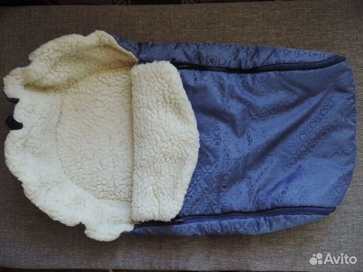 Вкладыш/конверт зимний в коляску (овчина)