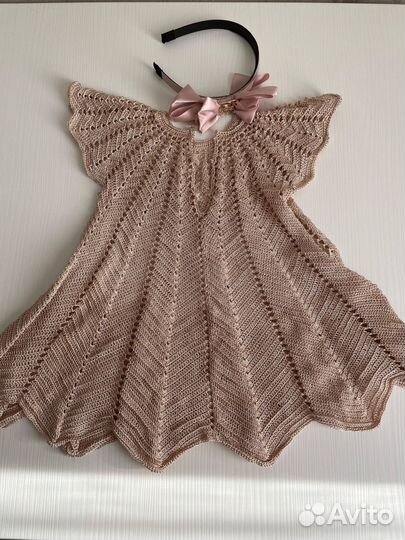 Платье вязаное крючком