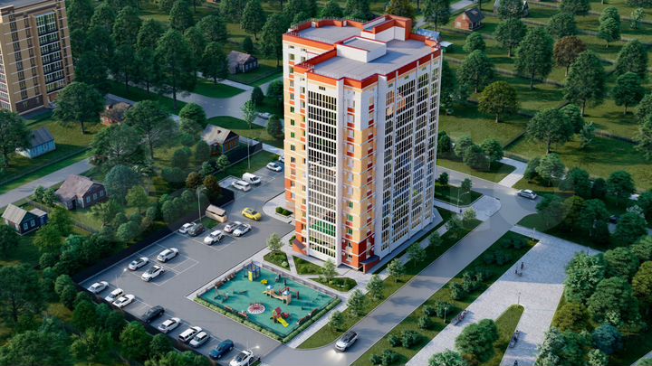 2-к. квартира, 58,6 м², 3/12 эт.
