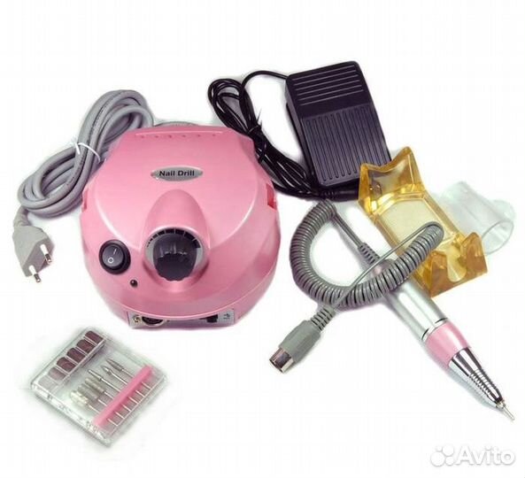 Машинка для маникюра US-202 /Гарантия 1 год/ Розов