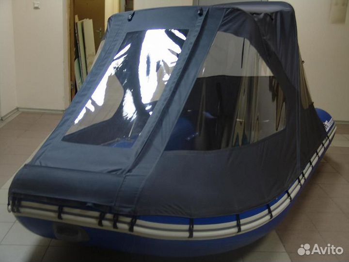 Ходовой тент для лодки пвх