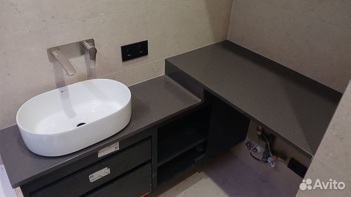Столешница в ванную по размерам