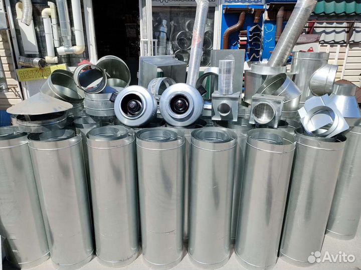 Труба вентиляционная из оцинковки